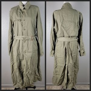 Banana Republic Olive Trench Coat